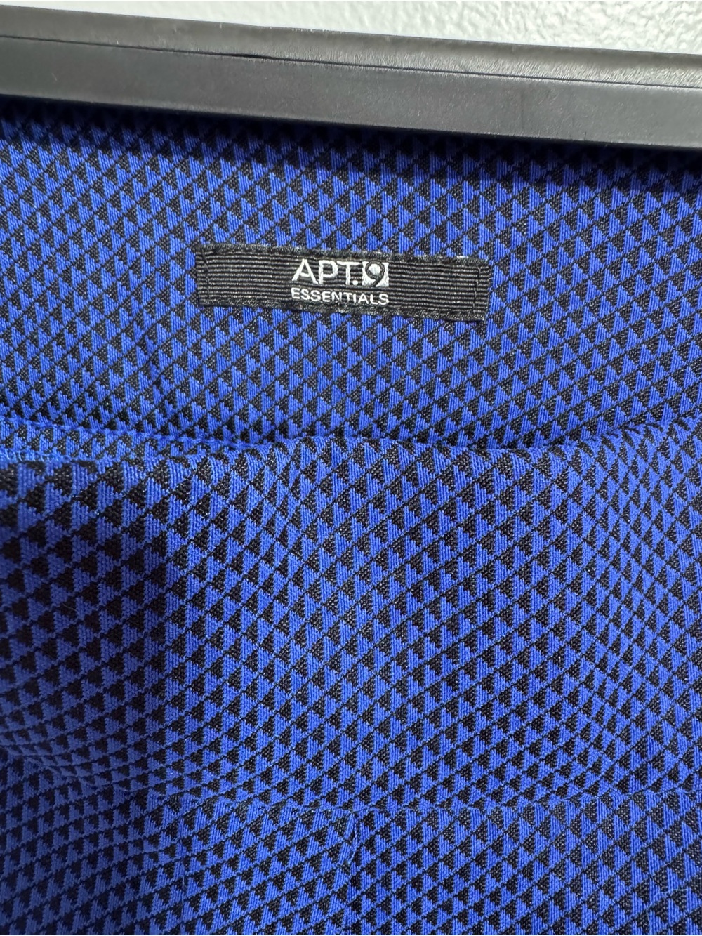 Apt 9 Essentials Women's Royal Blue Textured Ankle Pants - Picture 5 of 11